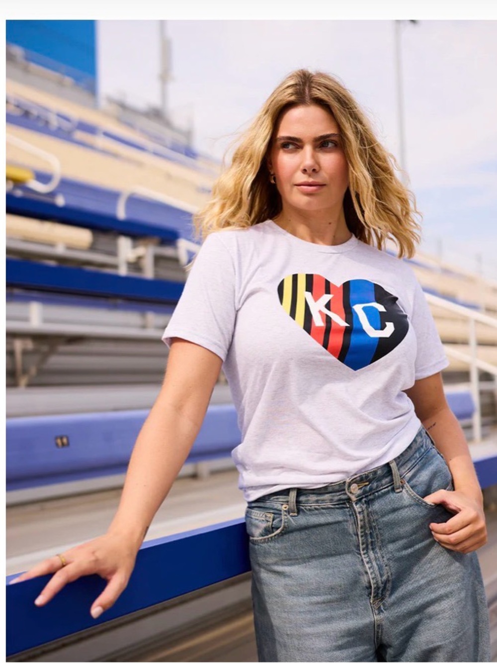 Charlie Hustle NASCAR KC Heart Tee XL Unisex